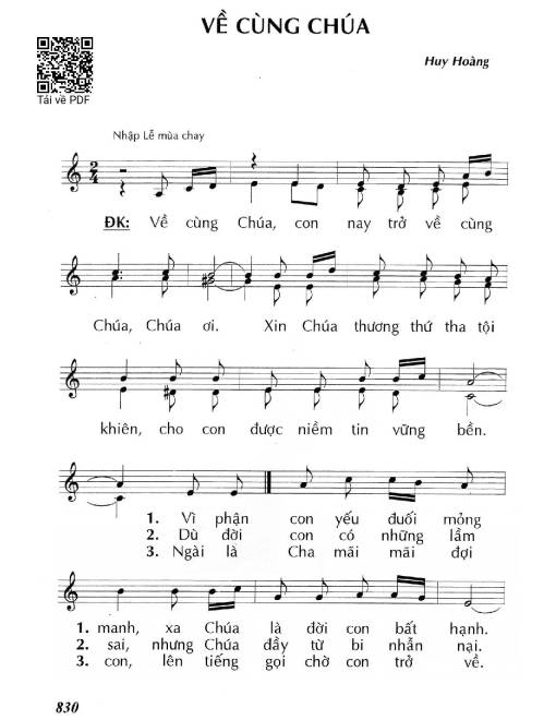 Về cùng Chúa - Huy Hoàng