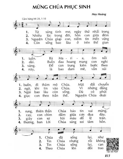 Mừng Chúa phục sinh