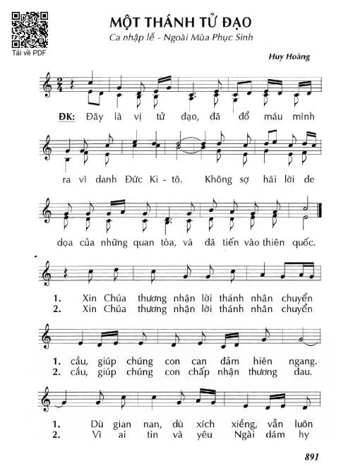 Một Thánh Tử đạo