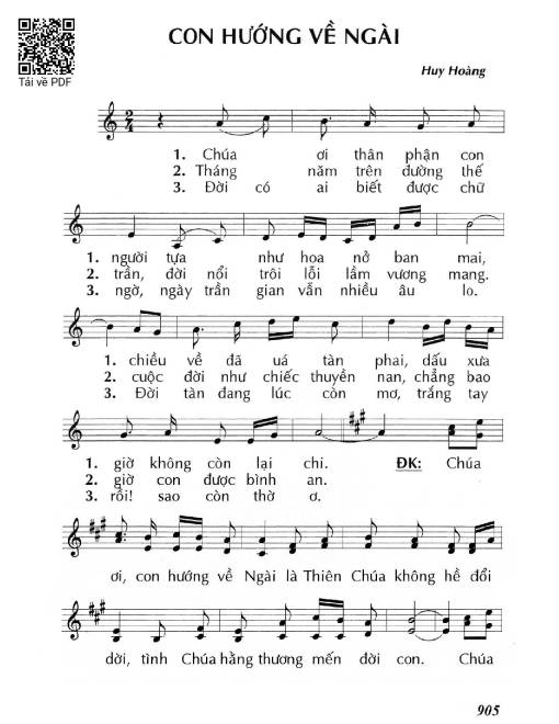 Con hướng về Ngài