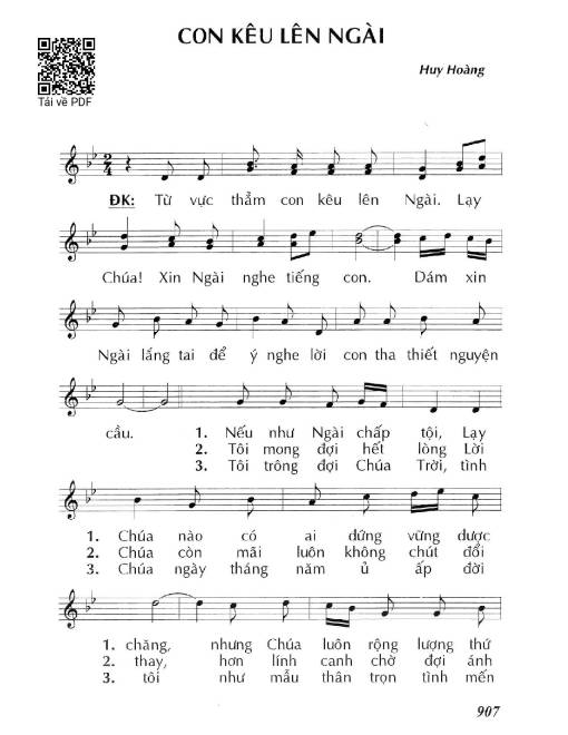 Con kêu lên Ngài