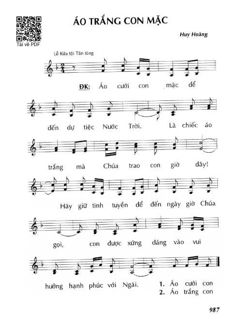 Áo trắng con mặc