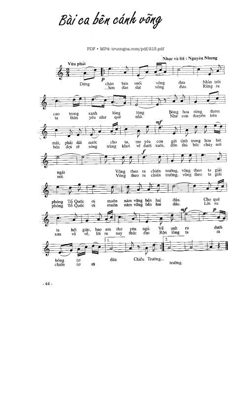 Bài ca bên cánh võng