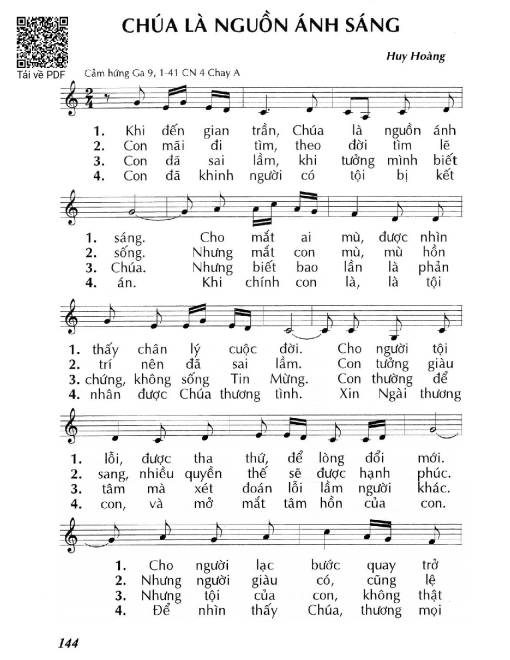 Chúa là nguồn ánh sáng (Ga 9, 1-41) – Chúa Nhật 4 Mùa Chay/A.