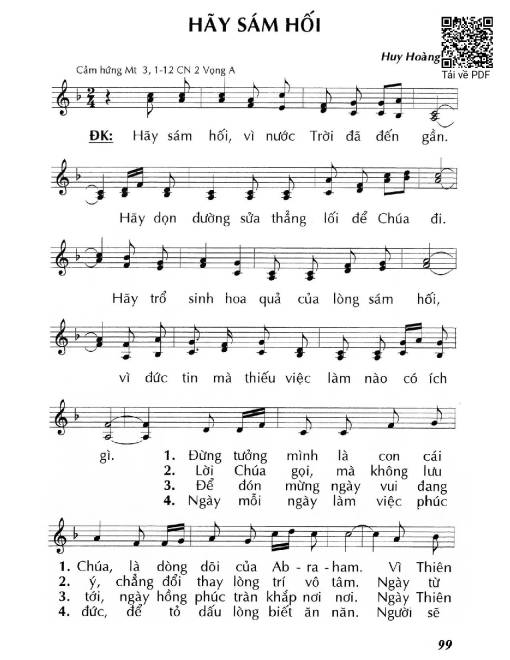 Hãy sám hối (Mt 3, 1-12) – Chúa Nhật 2 Mùa Vọng/A.