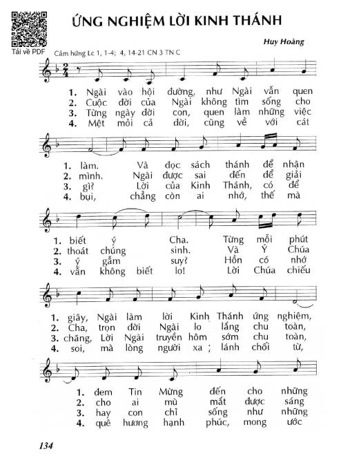 Ứng nghiệm lời Kinh Thánh (Lc 1, 1-4; 4, 14-21) – Chúa Nhật 3 Thường Niên/C.