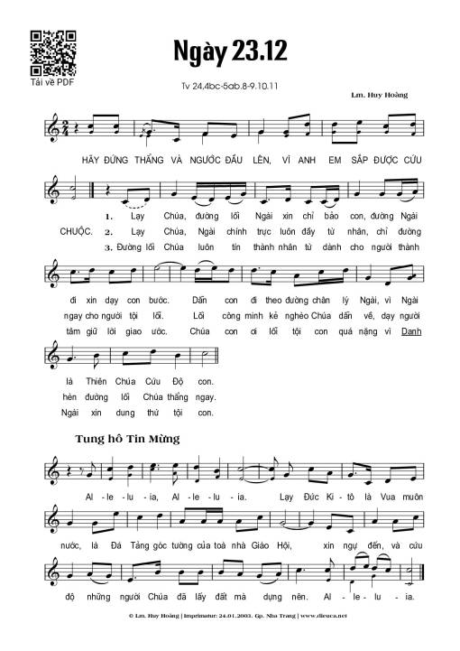 Ngày 23.12 - Huy Hoàng