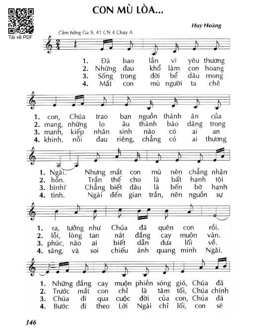 Con mù lòa…  - Huy Hoàng