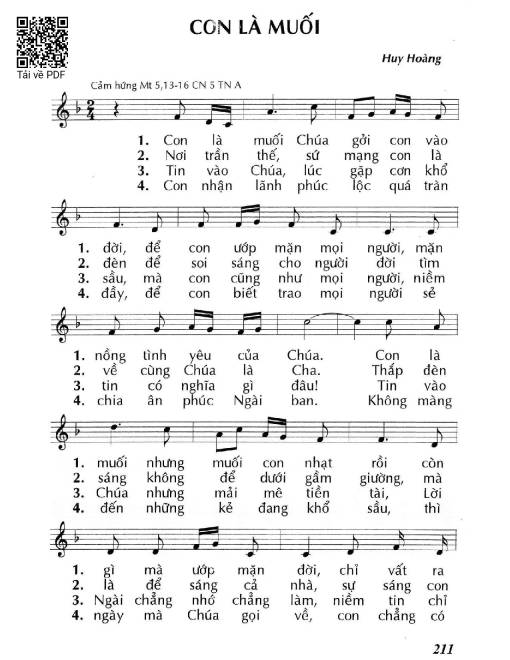 Con là muối - Huy Hoàng