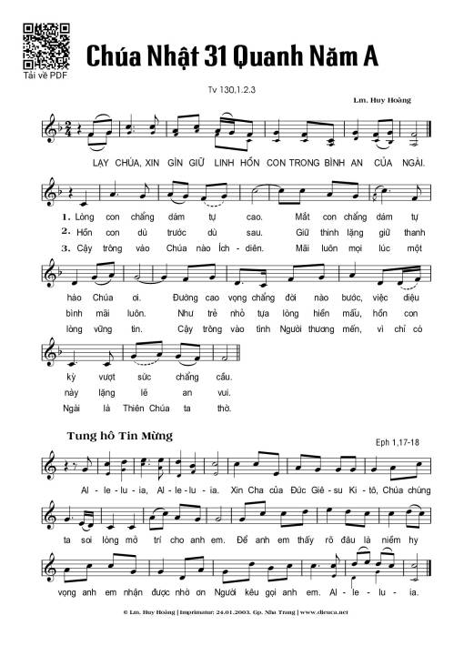 Chúa Nhật 31A Thường Niên 