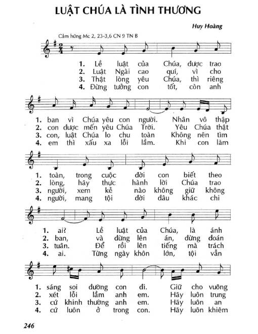 Luật Chúa là tình thương 