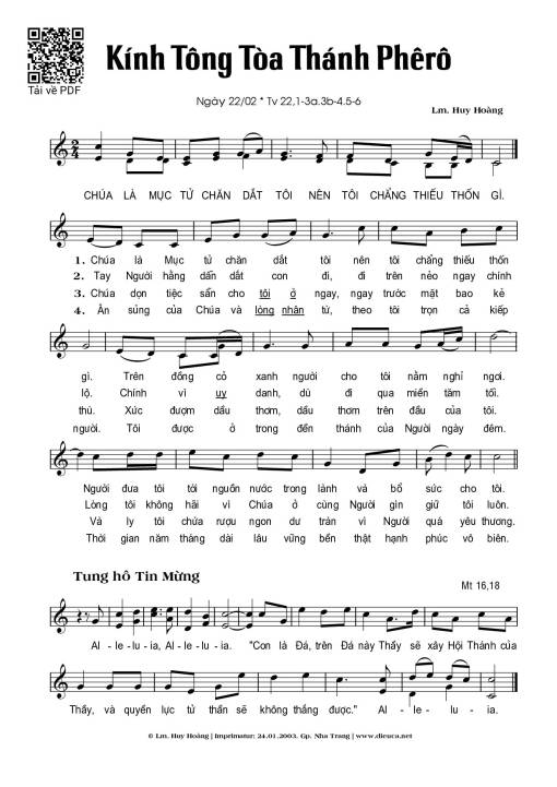 Kính Tông Tòa Thánh Phê-rô