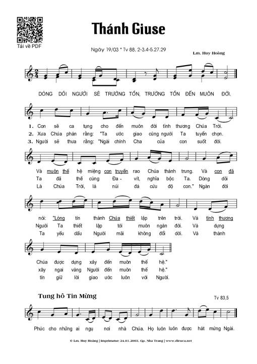 Thánh Giuse (Thánh Vịnh 88)