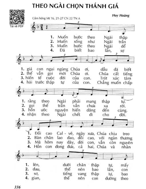 Theo Ngài chọn Thánh giá (Mt. 16)