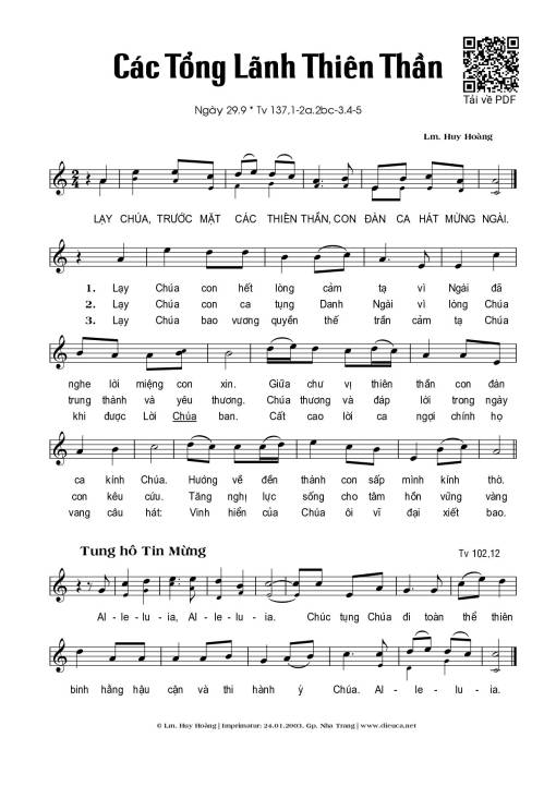 Tổng Lãnh Thiên Thần (29.09)