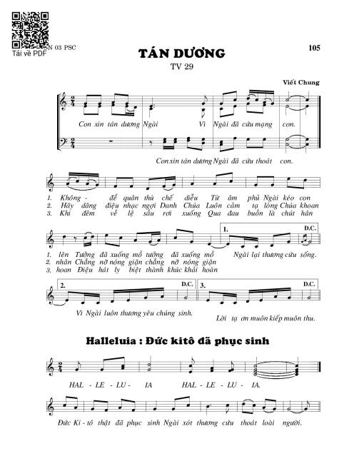 Thánh Vịnh 29, Tán Dương