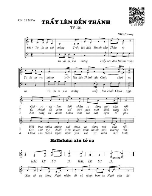 Trẩy lên đền thánh (Thánh Vịnh 121)