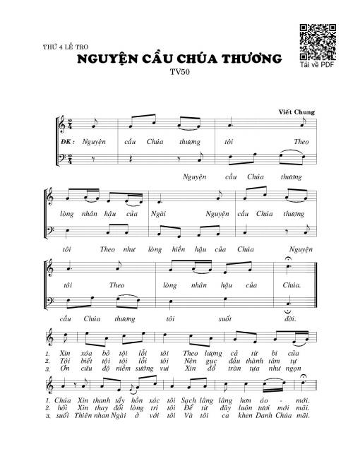 Nguyện cầu Chúa thương (Thánh Vịnh 50)