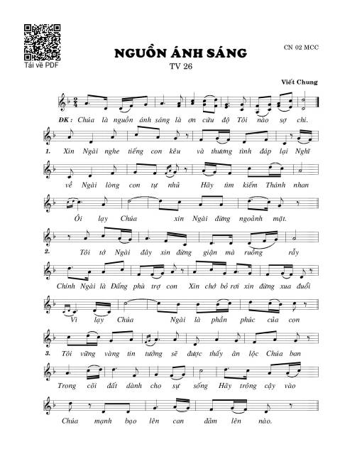 Nguồn ánh sáng (Thánh Vịnh 26)