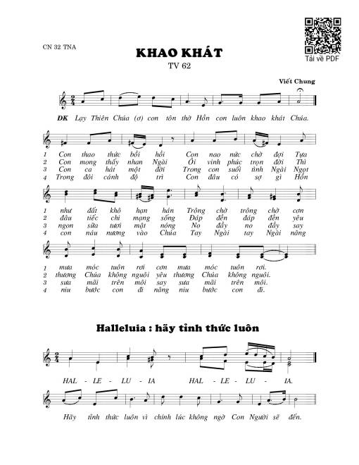 Khao khát (Thánh Vịnh 62)