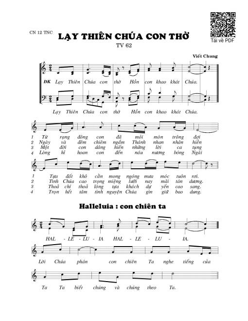 Lạy Thiên Chúa con thờ (Thánh Vịnh 62)