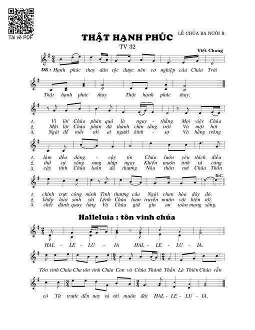 Thật hạnh phúc (Thánh Vịnh 32)