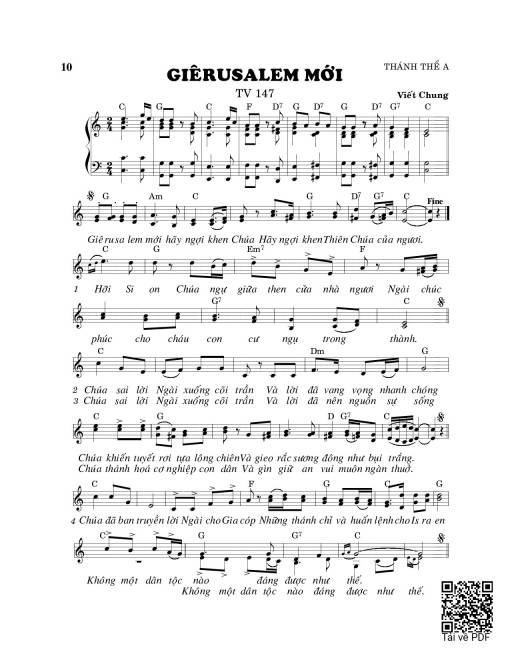 Giêrusalem mới (Thánh Vịnh 147)