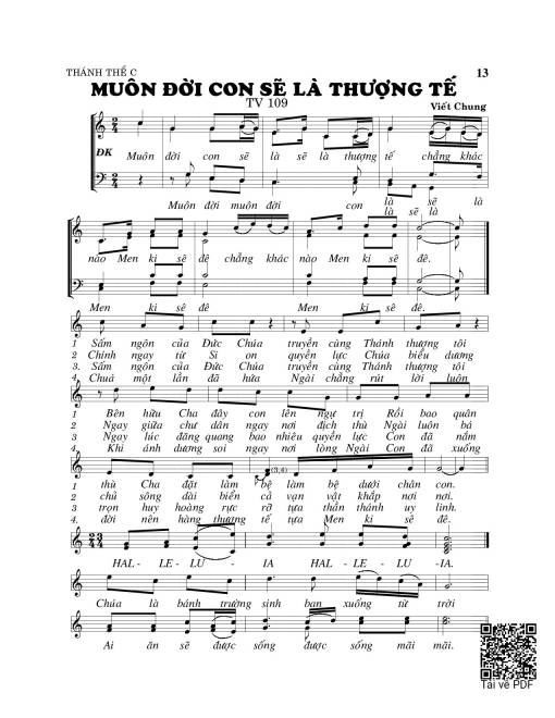 Muôn đời con sẽ là Thượng tế (Thánh Vịnh 109)