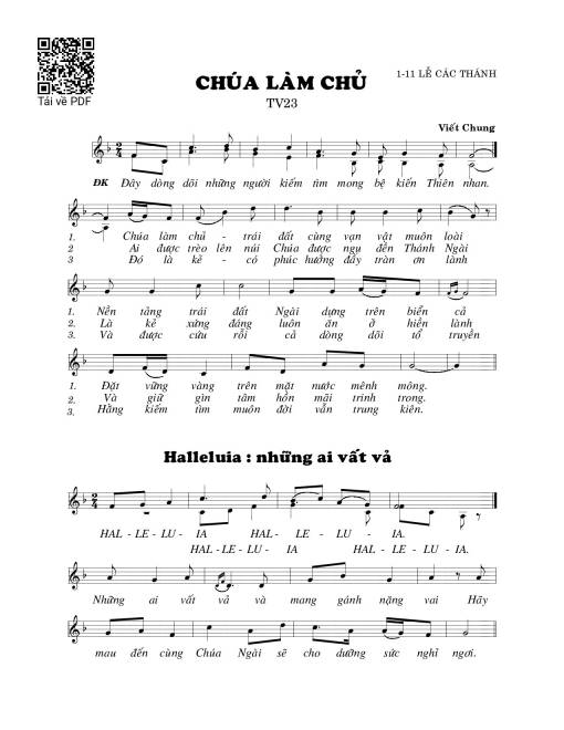 Chúa làm chủ (Thánh Vịnh 23)