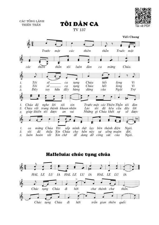 Tôi đàn ca (Thánh Vịnh 137)