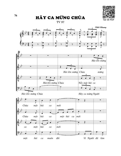 Hãy ca mừng Chúa