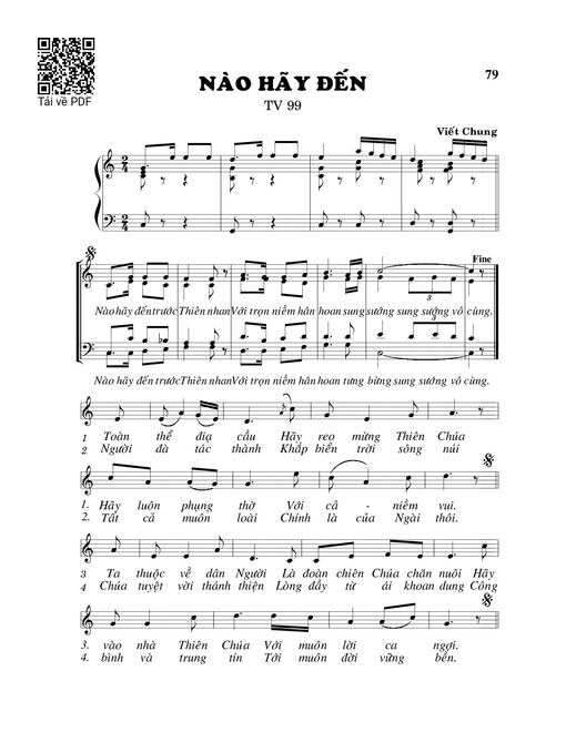 Nào hãy đến - Viết Chung