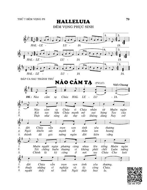 Alleluia Nào ta cảm tạ