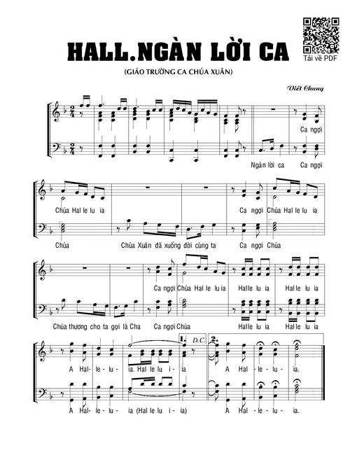 Alleluia Ngàn lời ca