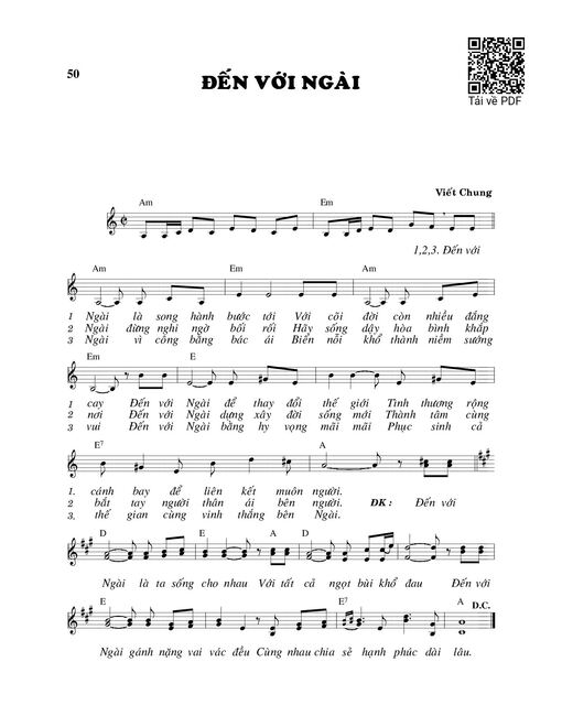 Sheet PDF of Đến với Ngài