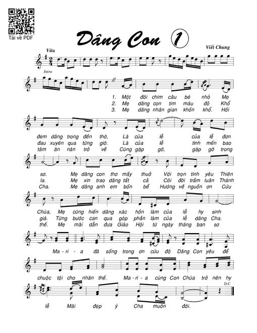Dâng con 1 - Viết Chung