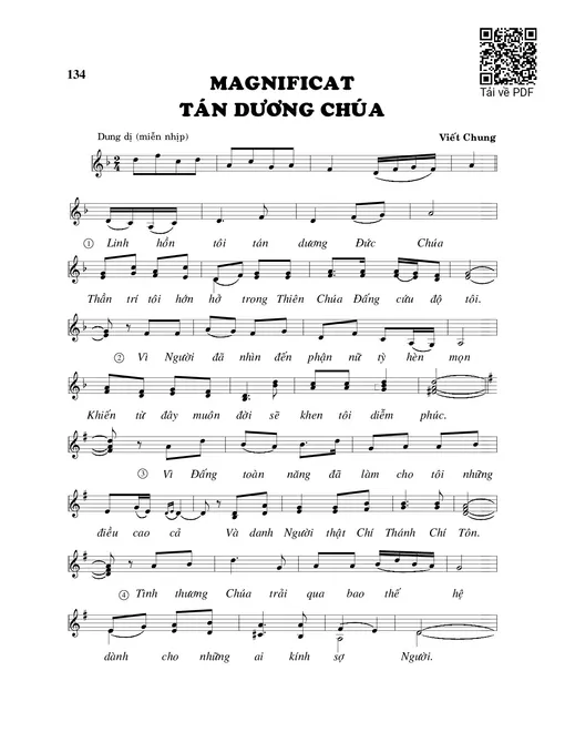 Magnificat Tán dương Chúa