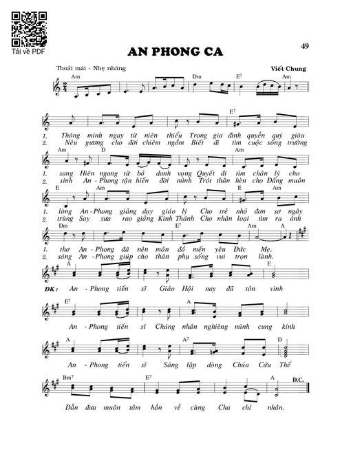 Anphong ca - Viết Chung