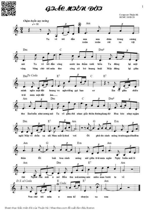 Giấc miên đời - Thuận Hà