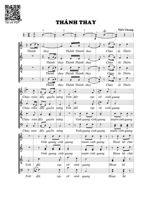 Thánh thay - Viết Chung
