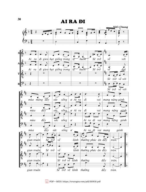 Ai ra đi - Viết Chung