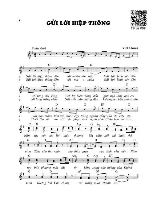 Gửi lời hiệp thông