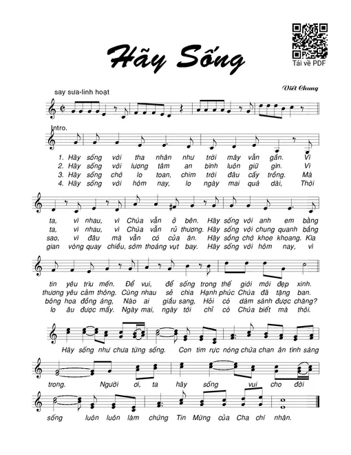 Hãy sống - Viết Chung