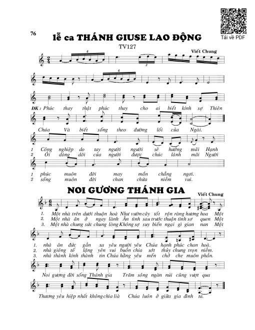 Lễ ca thánh Giuse lao động (Thánh Vịnh 127)