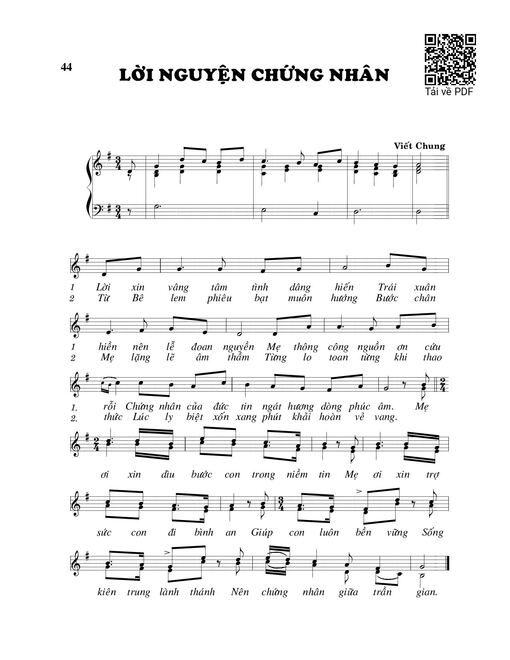 Lời nguyện chứng nhân