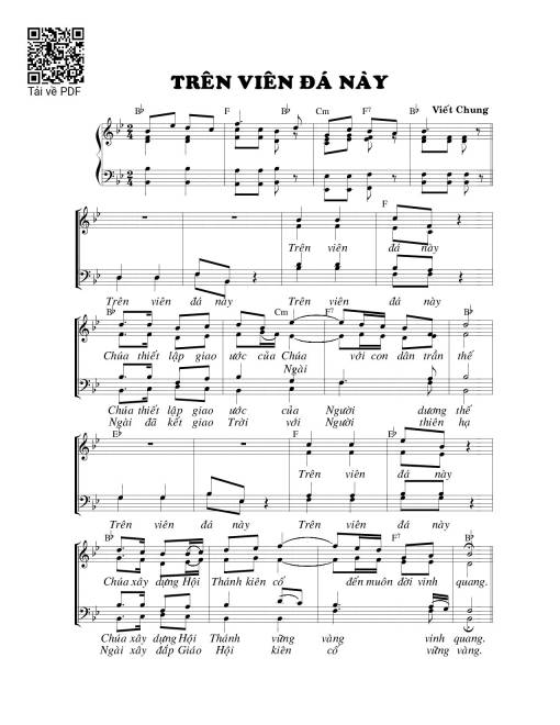 Sheet PDF of Trên viên đá này