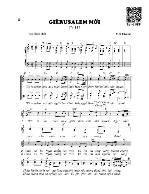 Giêrusalem mới (Thánh Vịnh 147)