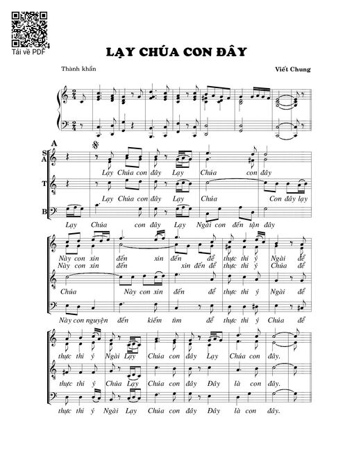 Lạy Chúa con đây