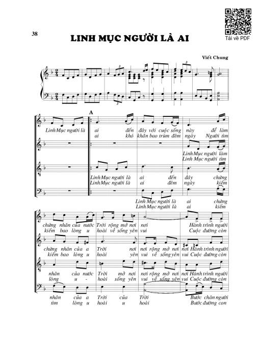 Sheet PDF of Linh mục người là ai