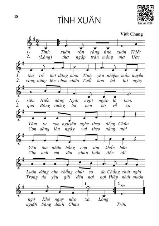 Tình xuân - Viết Chung